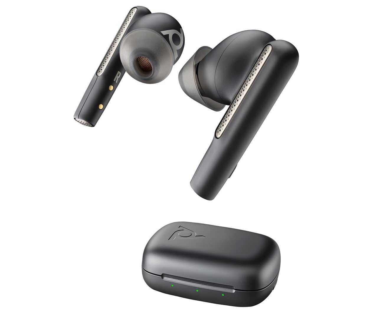 Poly Plantronics Voyager Free 60 UC Basic Charge Case USB-C Bluetooth Headset White Black