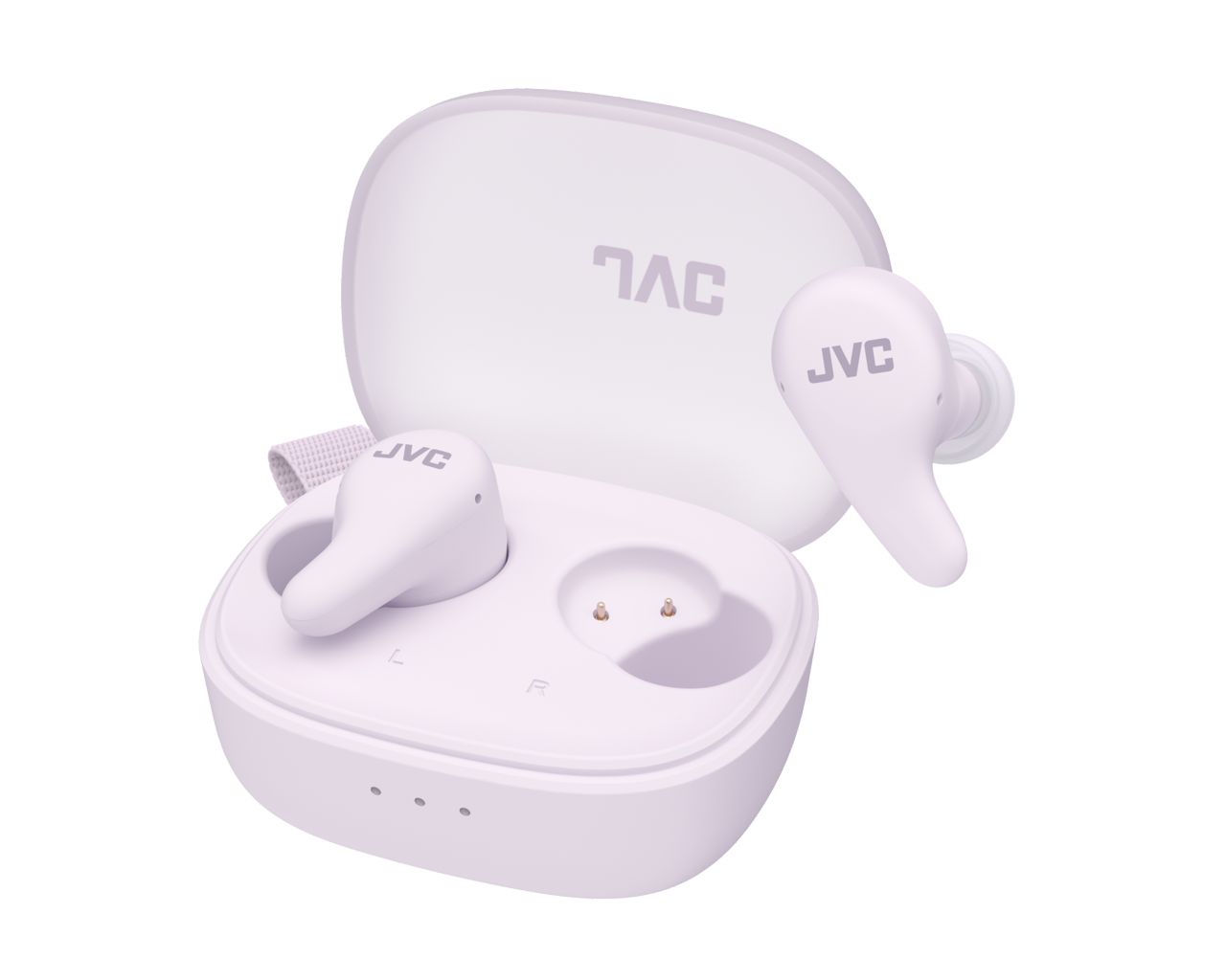 JVC HA-A23T Gumy Premium Wireless Headphones with Noise Cancellation Grape Yoghurt