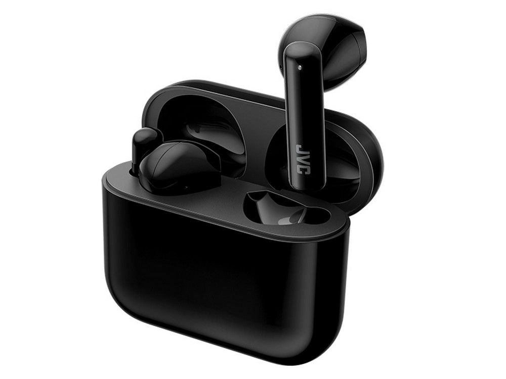 JVC HA-A4T Wireless earbuds with comfortable sound and long-lasting playtime Black