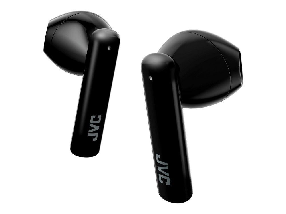 JVC HA-A4T Wireless earbuds with comfortable sound and long-lasting playtime Black