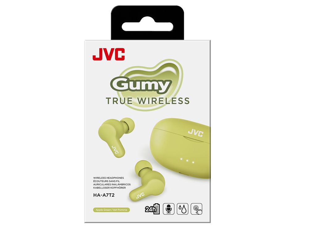 JVC HA-A7T2 Gumy True Wireless Sport Headset Green