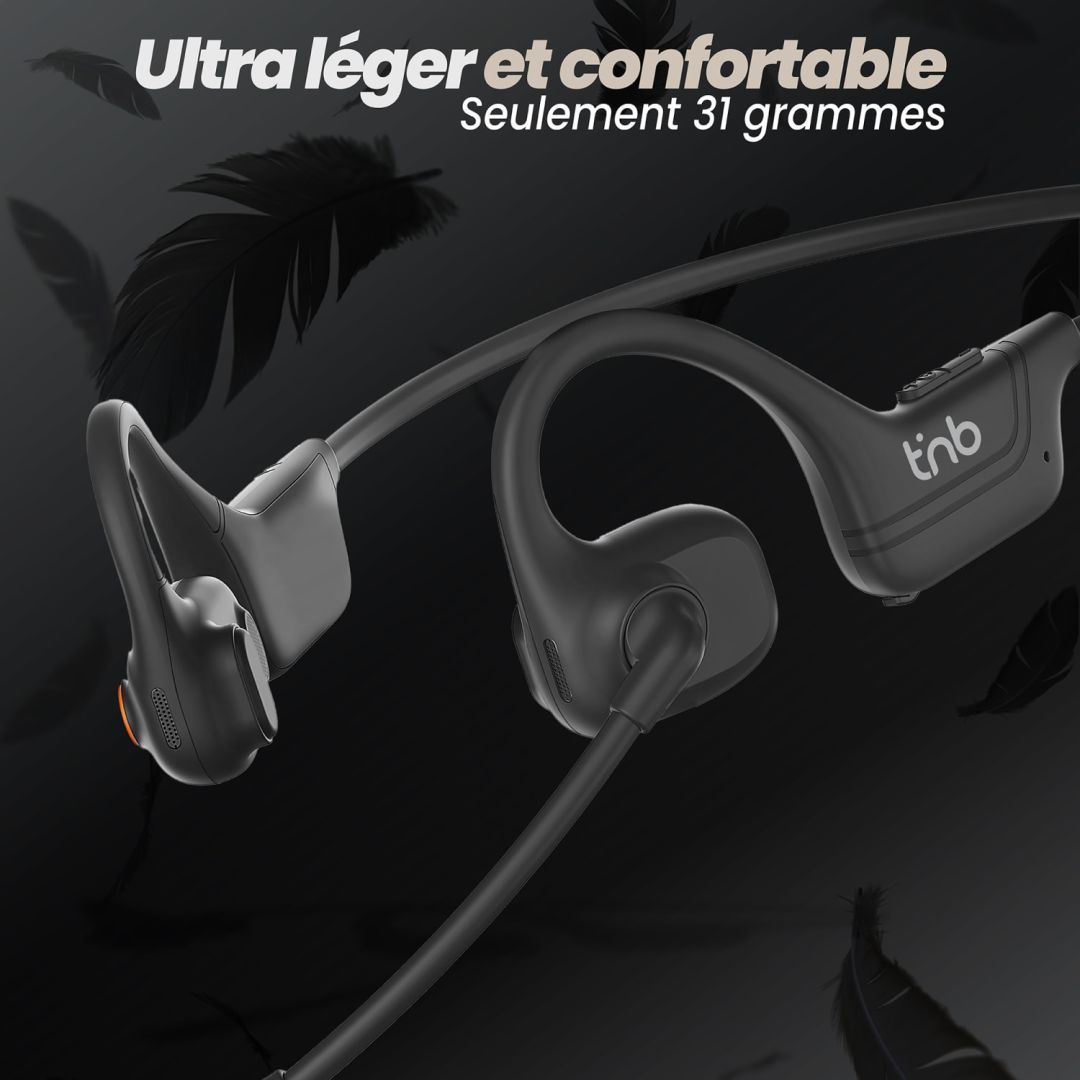 TnB Activair Ultra-light Bluetooth Headset Black