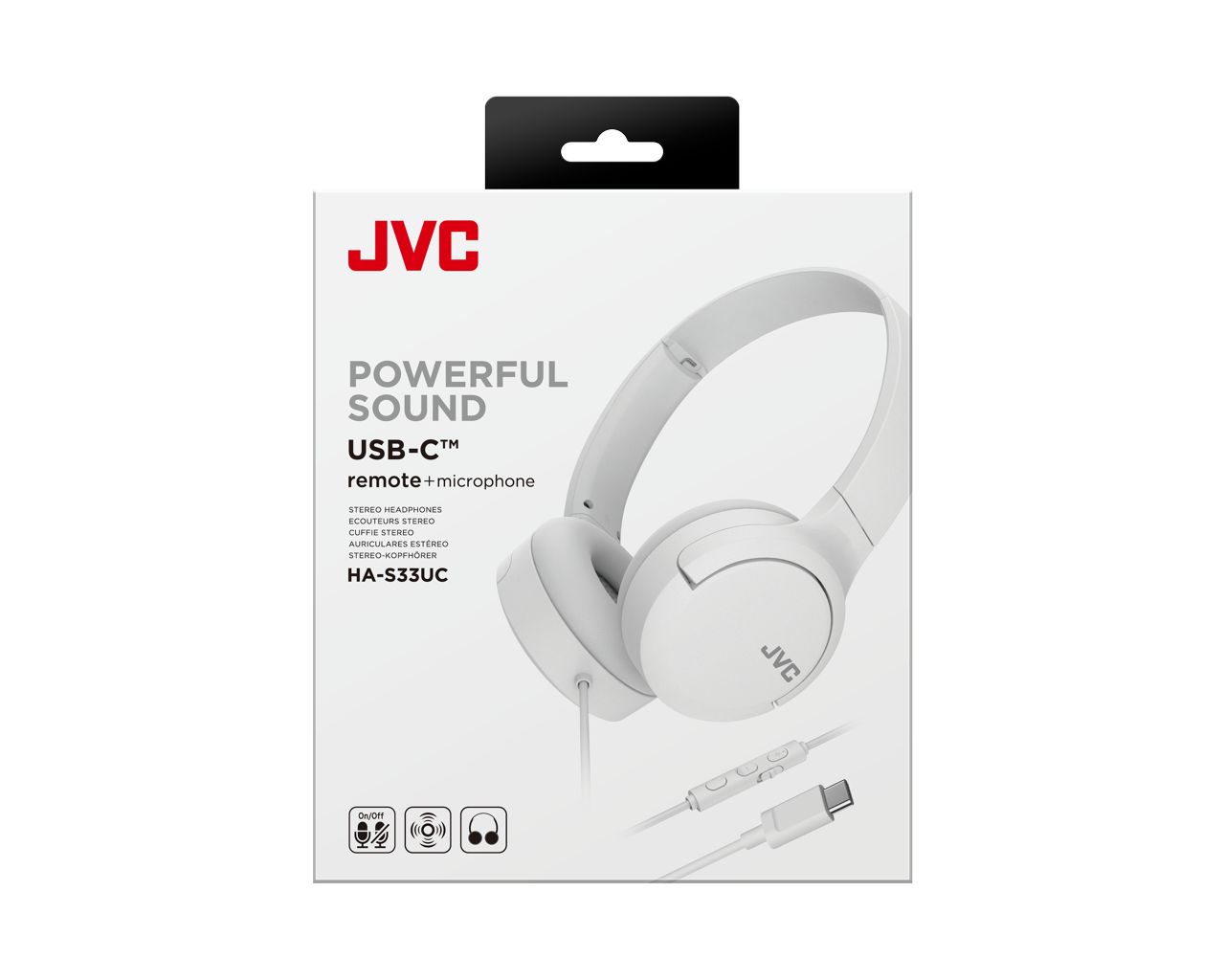 JVC HA-S33UCWU Headset White
