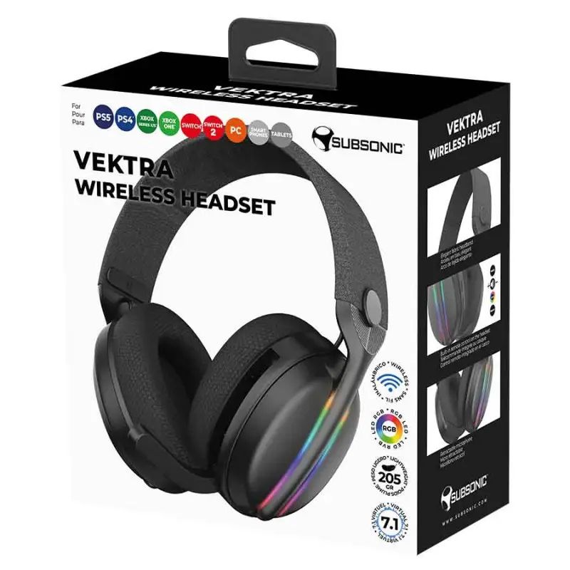 Subsonic Multi Vektra Wireless Headset Black