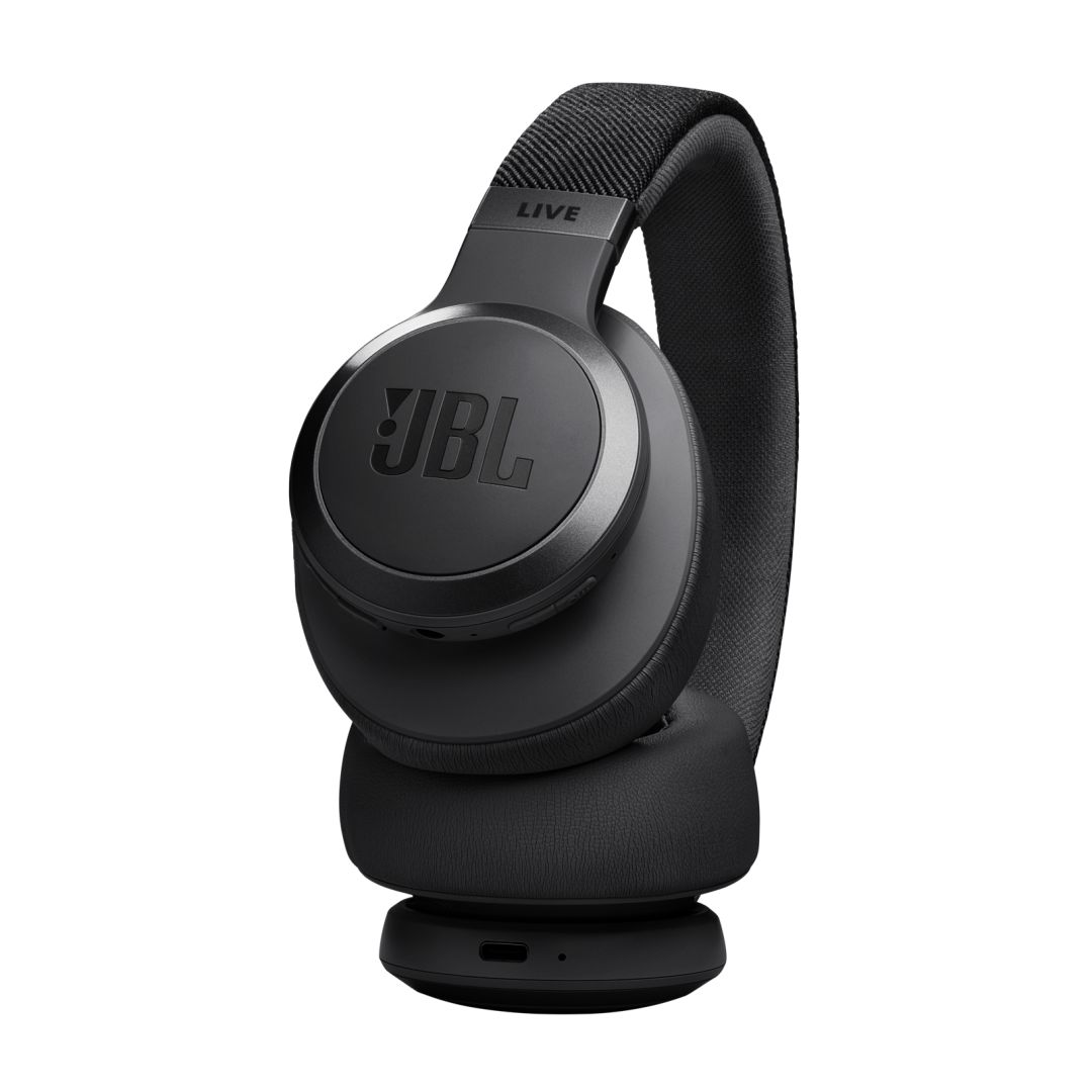 JBL Live 775NC Bluetooth Over-Ear Noise-Cancelling Headset Black
