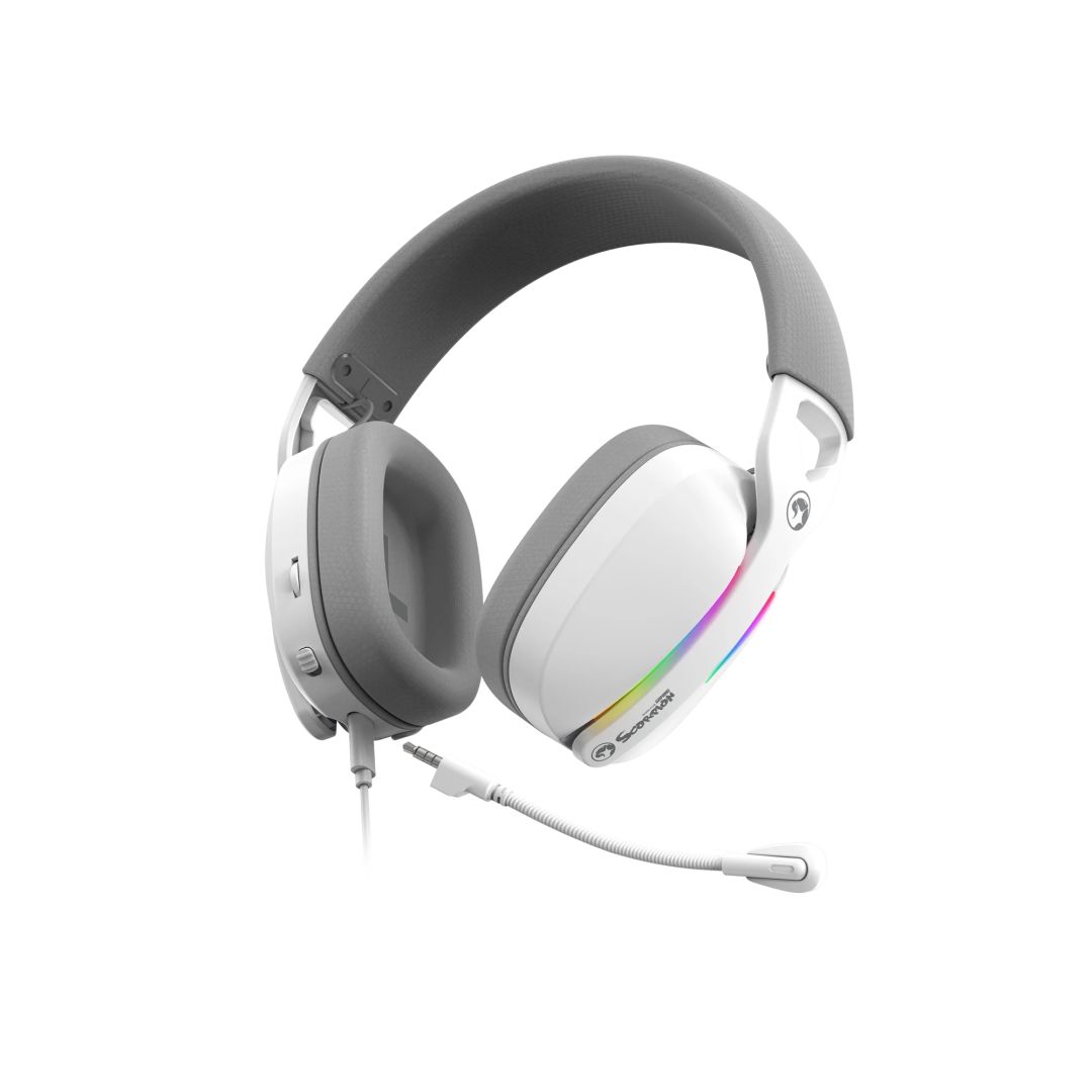 Marvo Pulz 70S Gaming Headset White