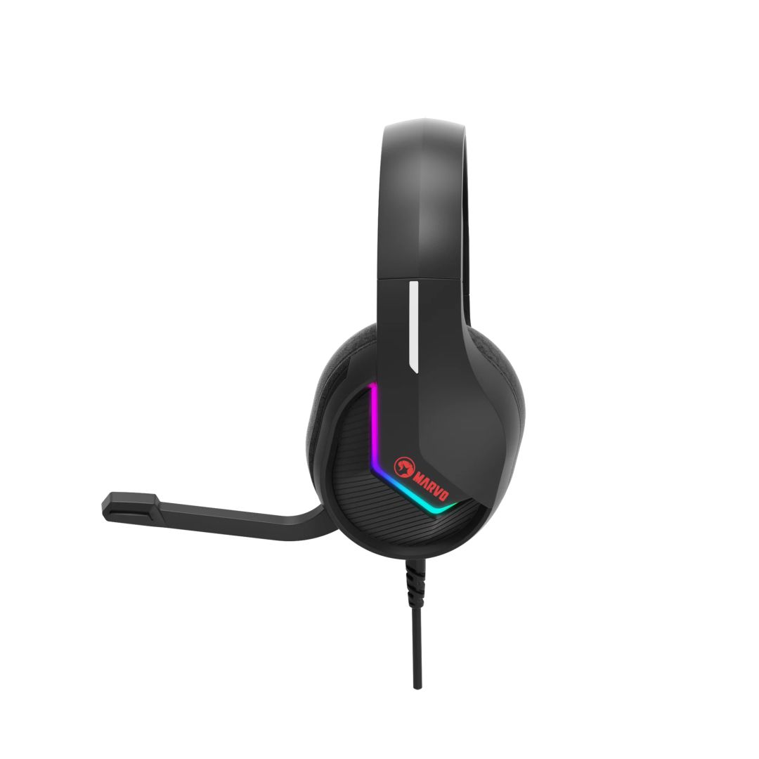 Marvo Tactic 40 Gaming Headset Black
