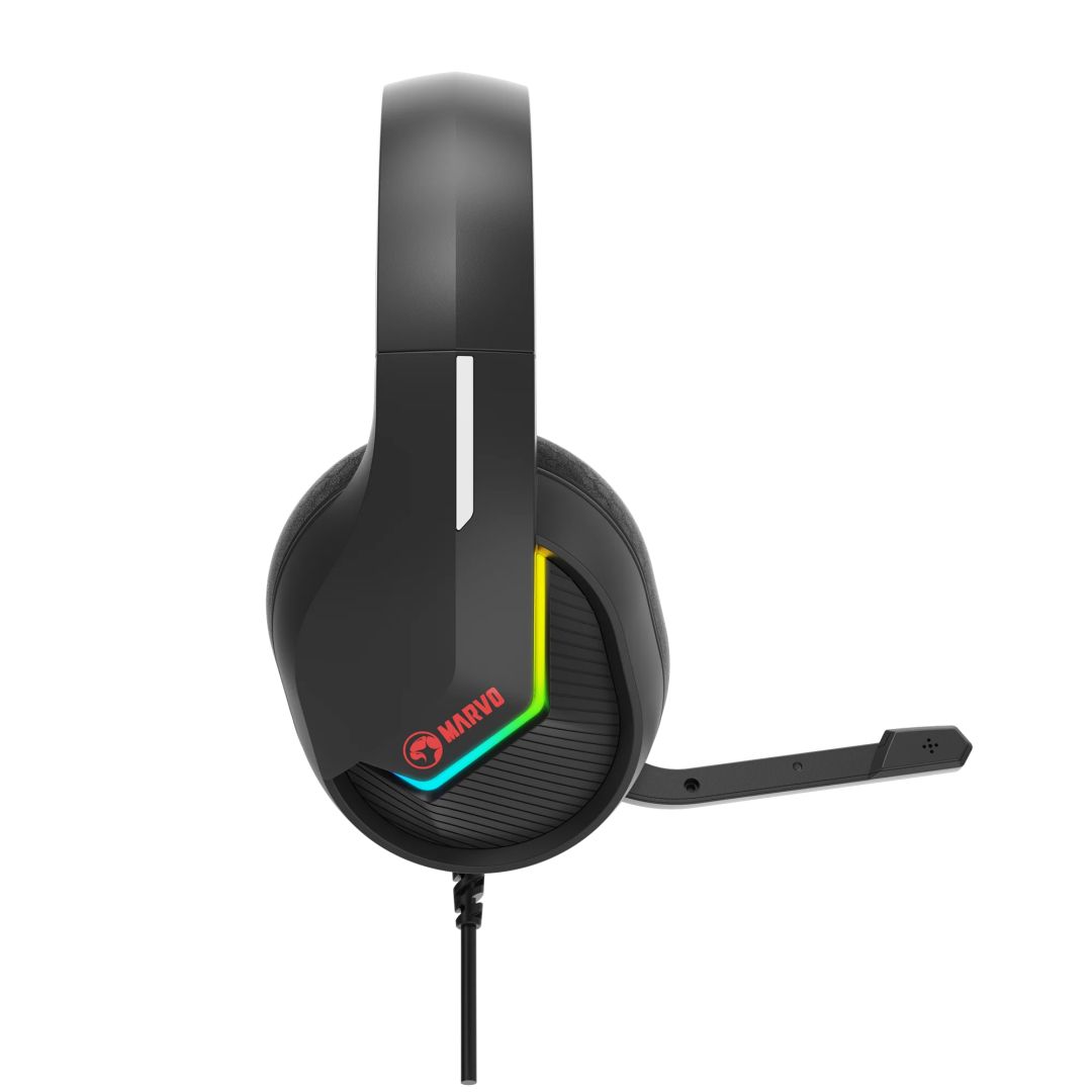 Marvo Tactic 40 Gaming Headset Black