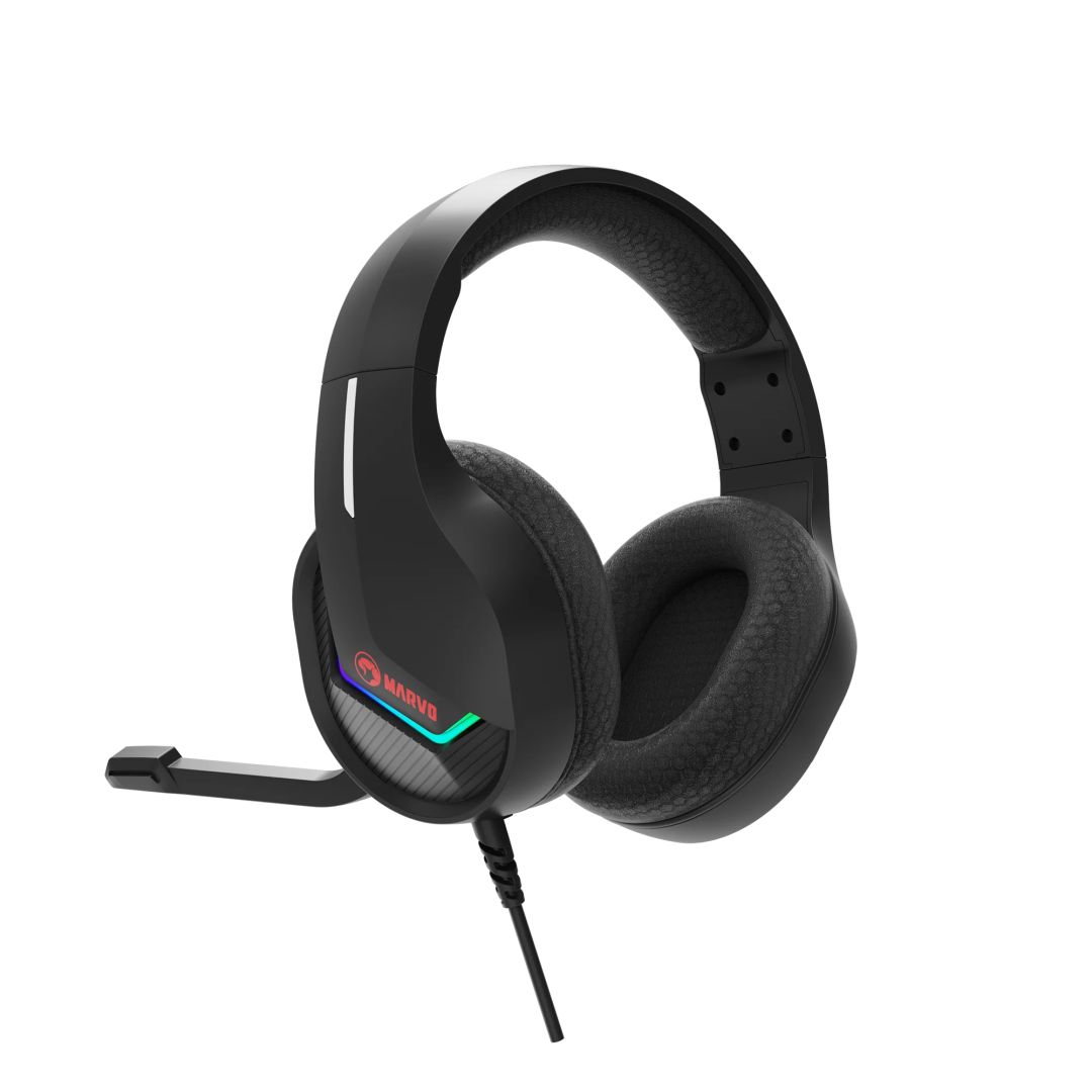 Marvo Tactic 40 Gaming Headset Black