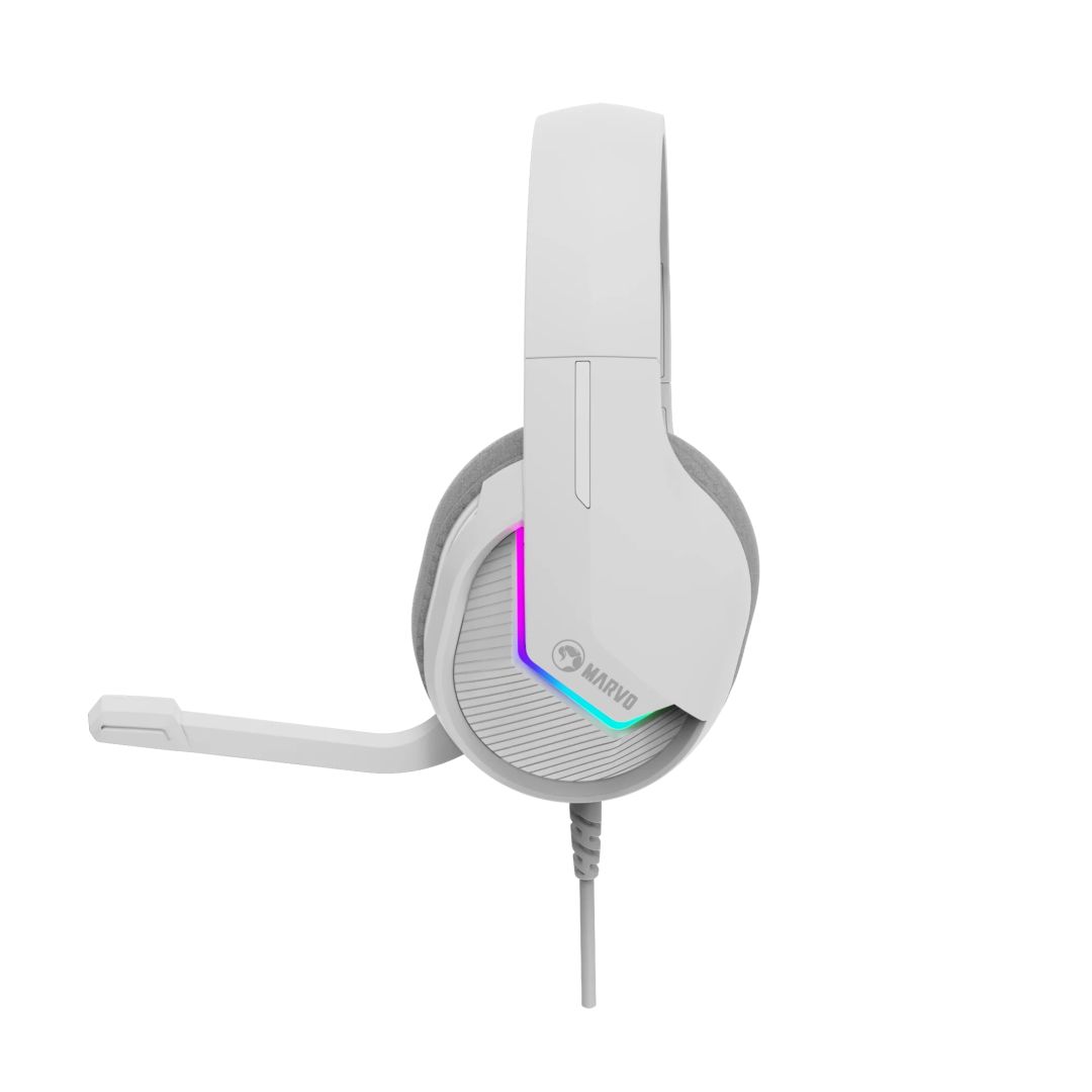 Marvo Tactic 40 Gaming Headset White