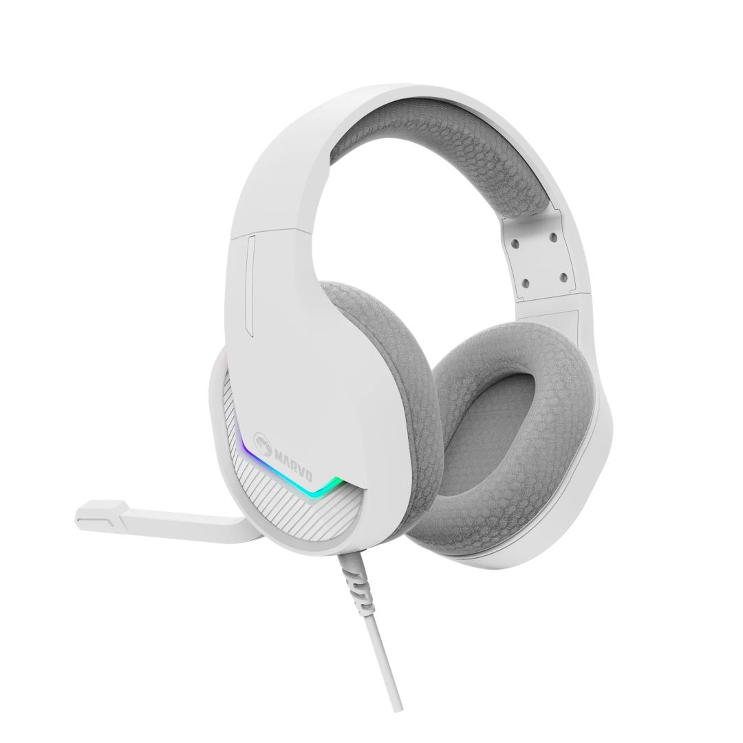 Marvo Tactic 40 Gaming Headset White
