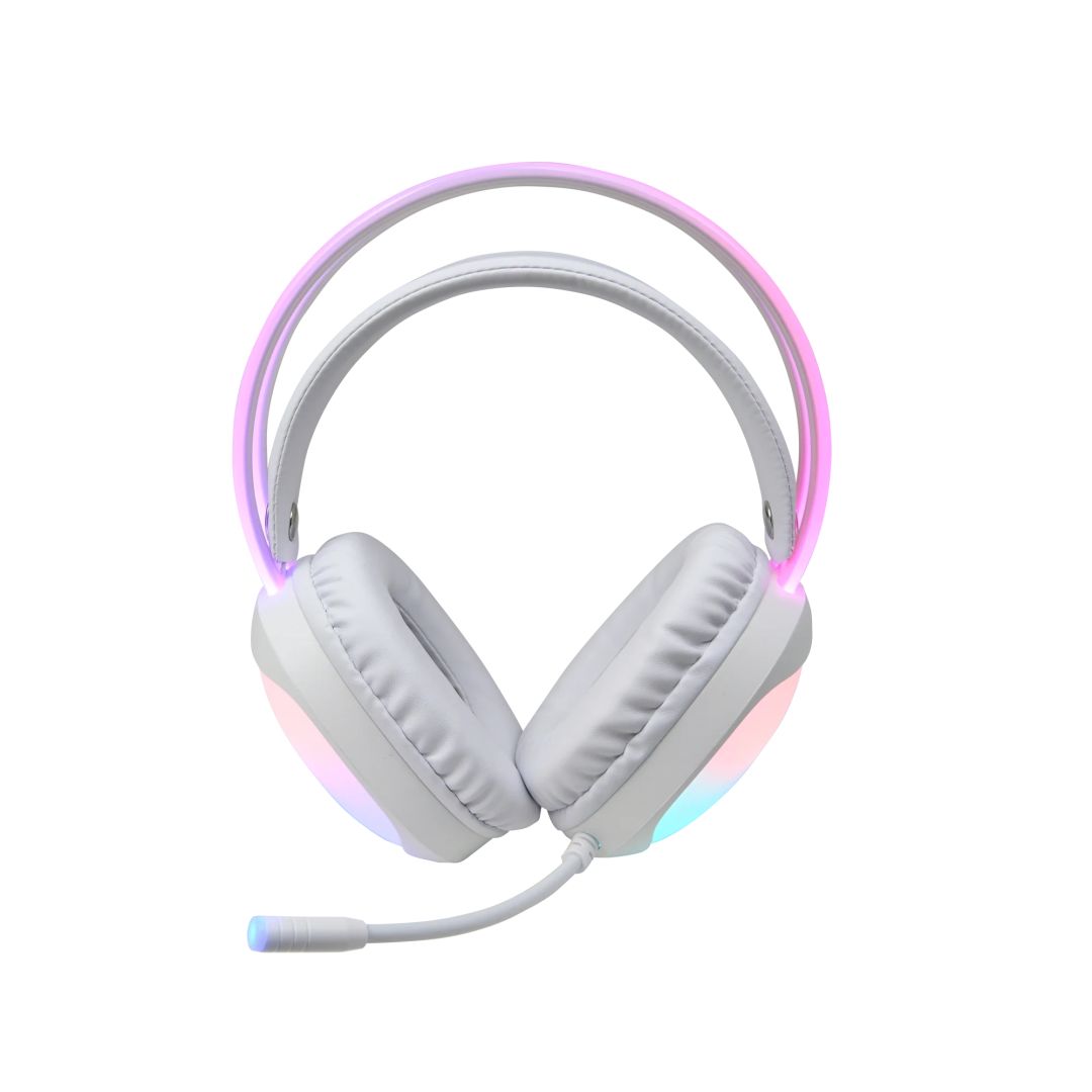 Marvo Lumi 40 Gaming RGB Headset White