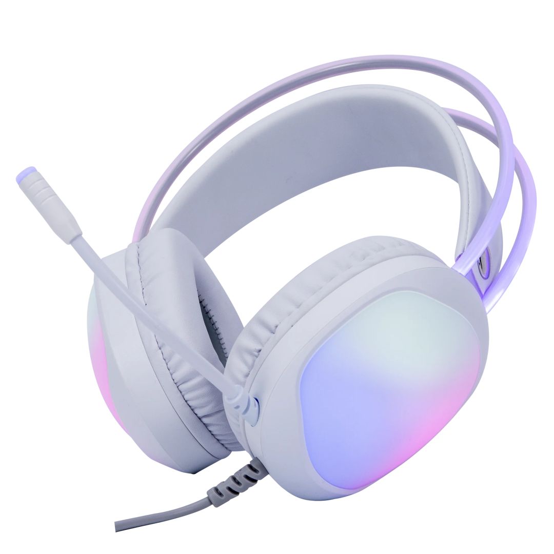 Marvo Lumi 40 Gaming RGB Headset White
