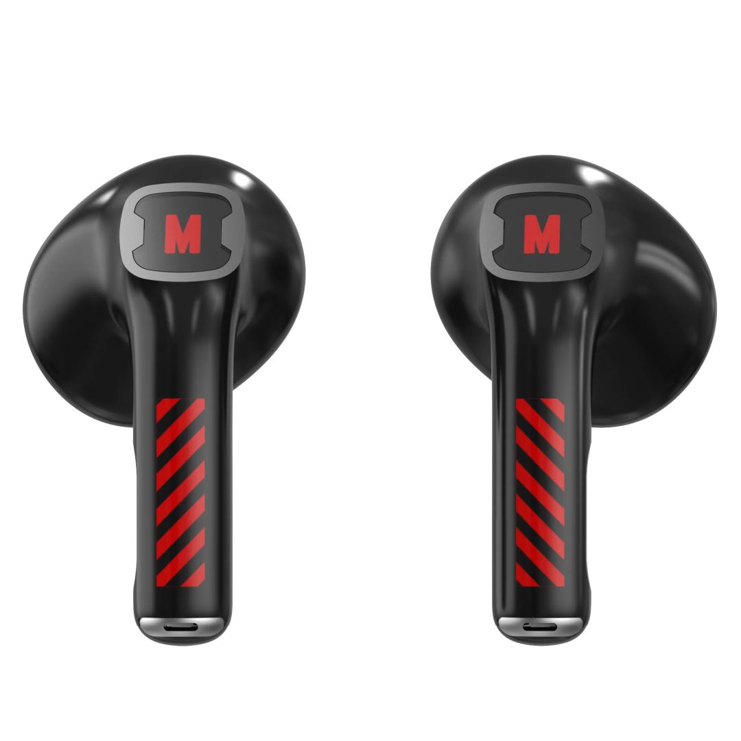 Marvo Quaz Wireless In-Ear Earbuds Black/Red