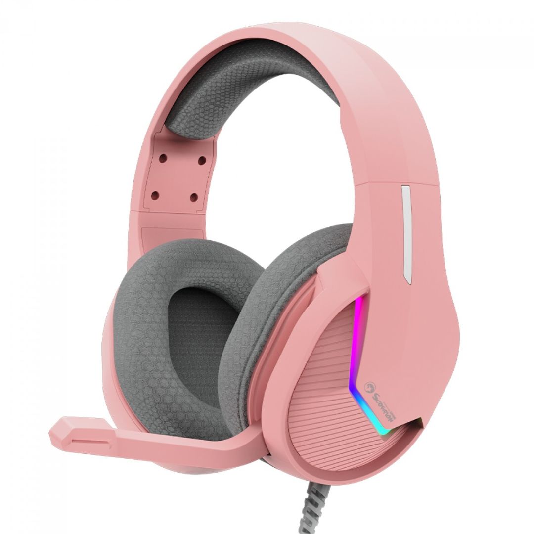 Marvo Tactic 40 Gaming Headset Pink
