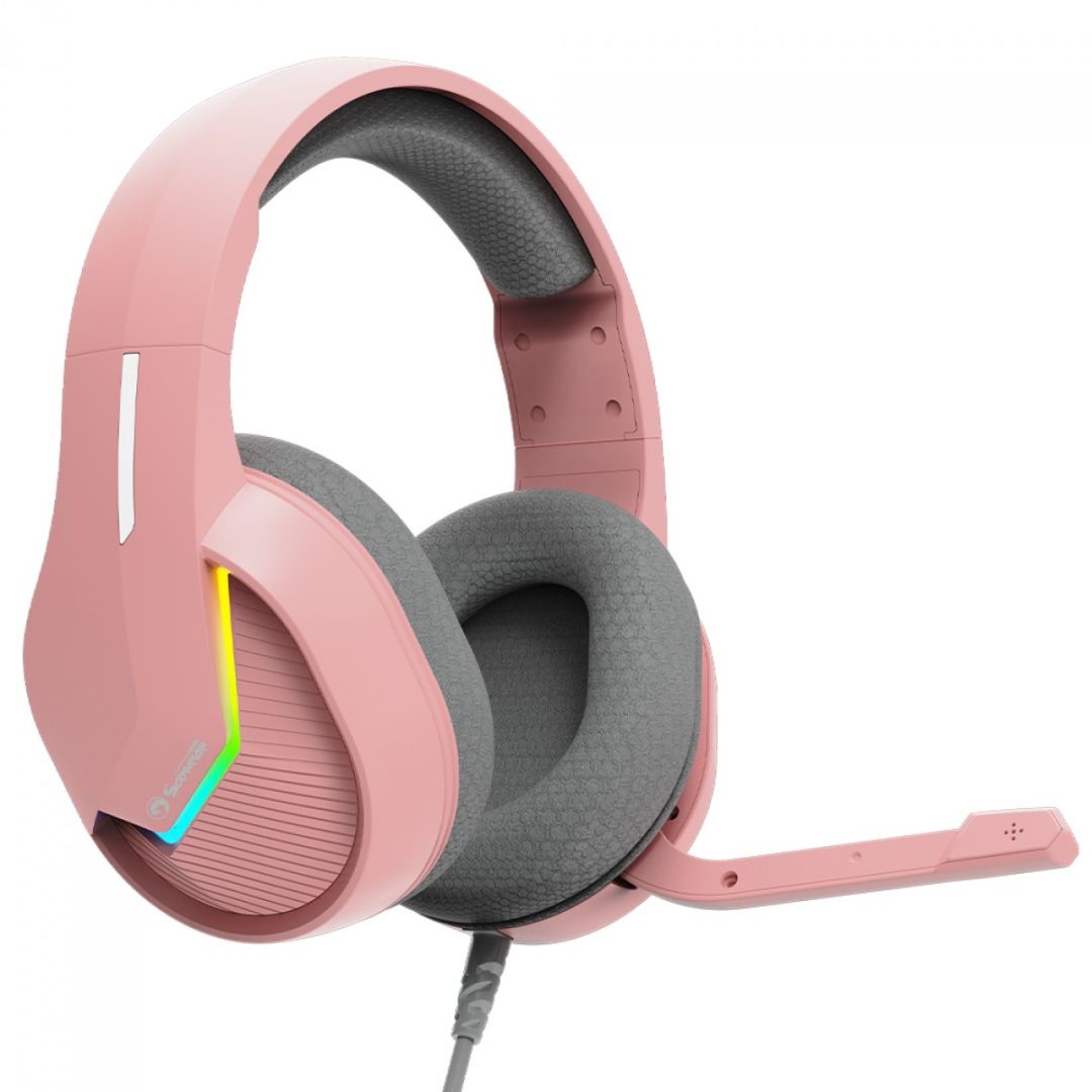 Marvo Tactic 40 Gaming Headset Pink