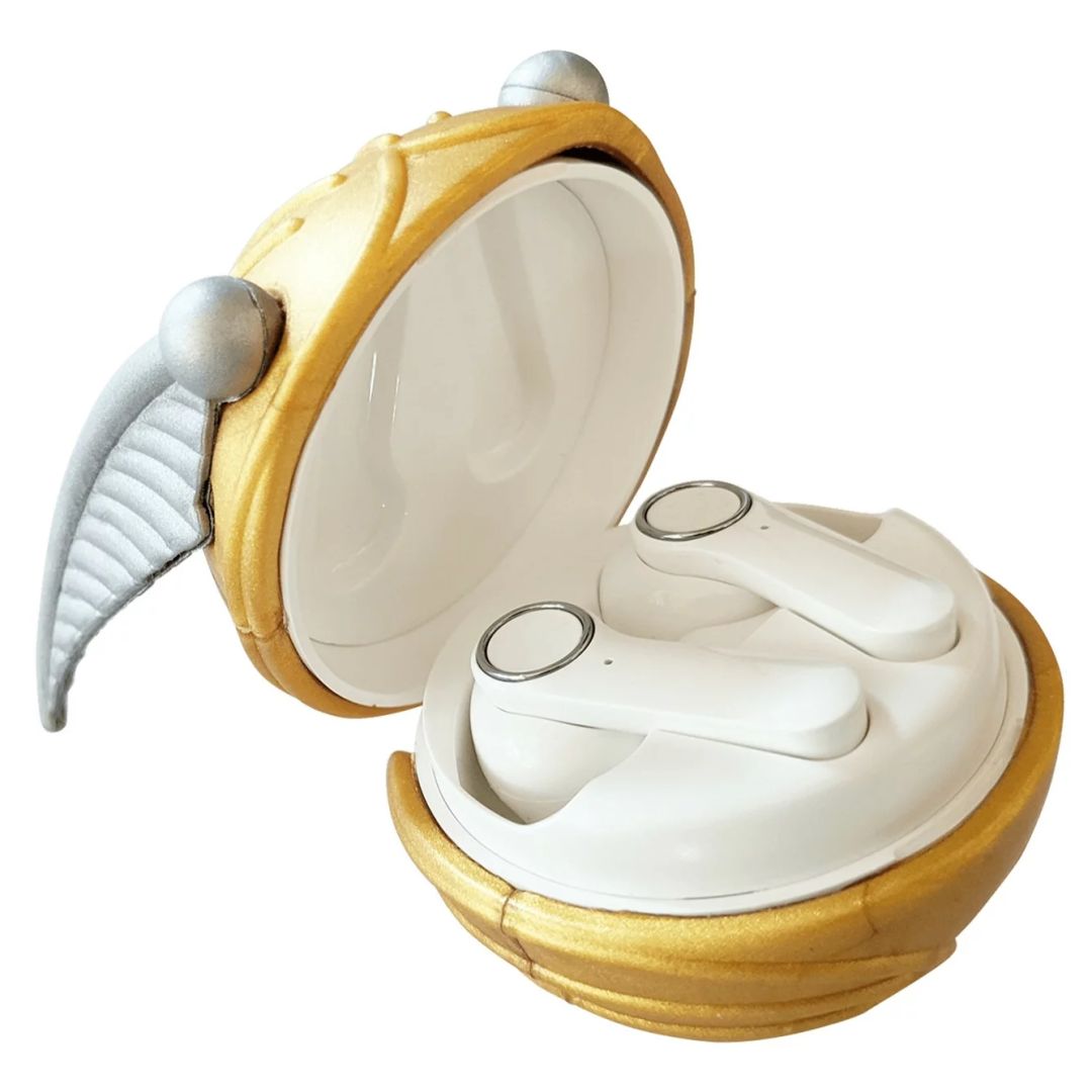 Lazer Built  Harry Potter Snitch TWS Bluetooth Headset Gold/White