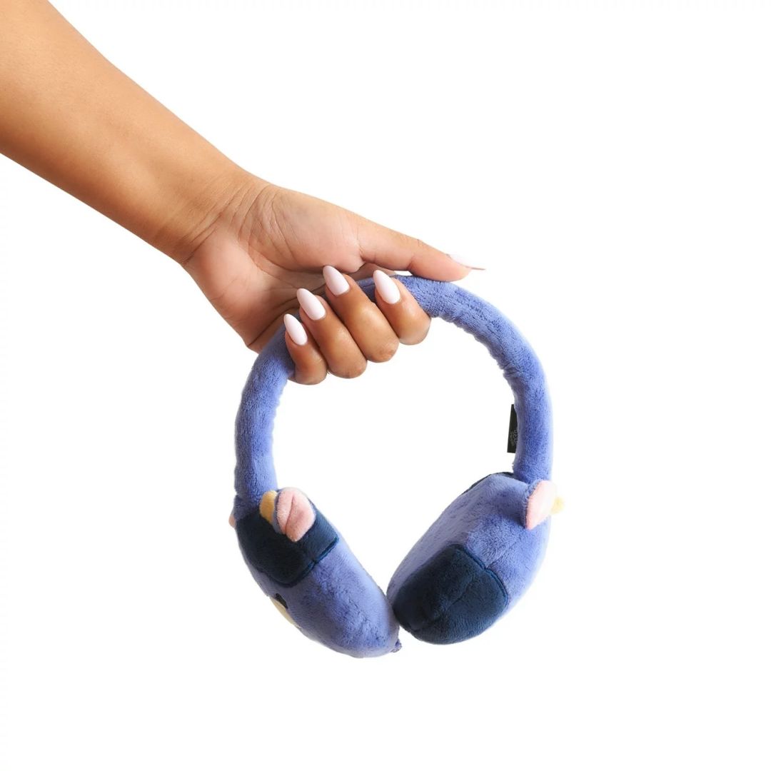 Lazer Built  Squishmallows Ingred Portable Bluetooth Headset Blue