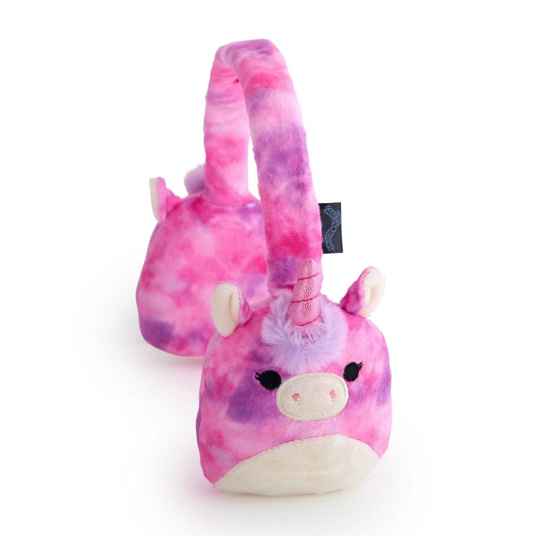 Lazer Built  Squishmallows Lola Portable Bluetooth Headset Pink