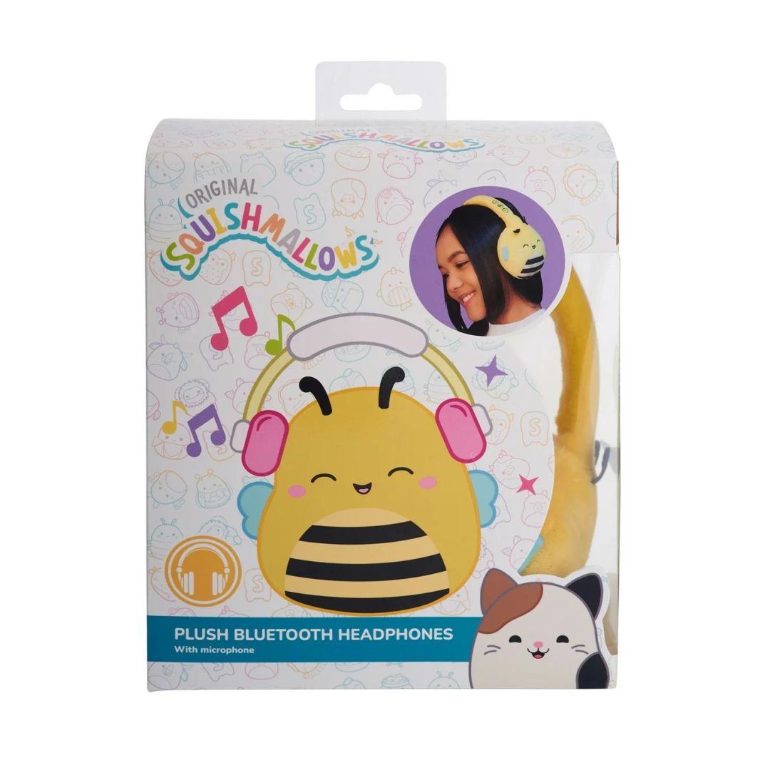 Lazer Built  Squishmallows Sunny Portable Bluetooth Headset Yellow