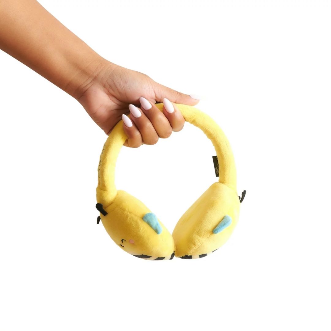 Lazer Built  Squishmallows Sunny Portable Bluetooth Headset Yellow