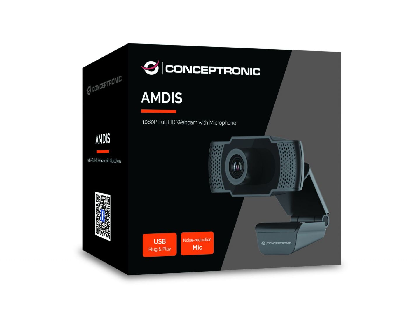 Conceptronic  AMDIS01B Webkamera Black
