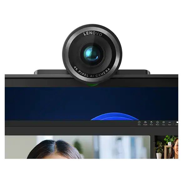 Lenovo 4K Pro Webkamera Black