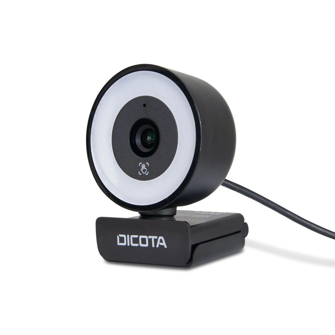 Dicota Ringlight 5MP Webkamera Black