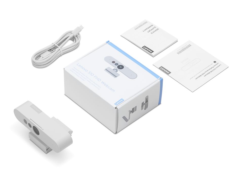 Lenovo 510 FHD Webcam White