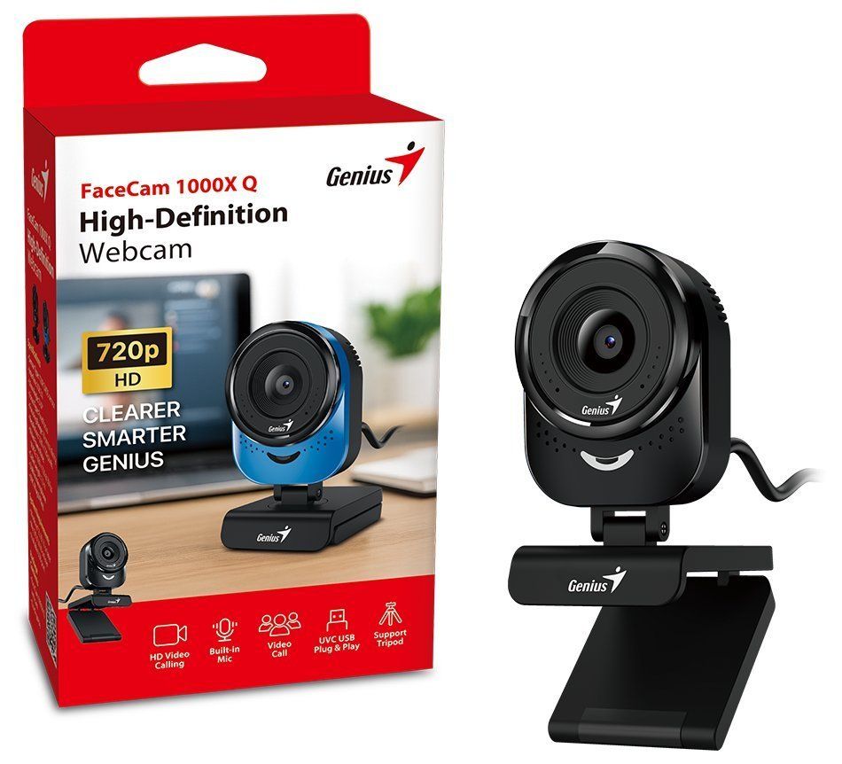 Genius FaceCam 1000X Q Webkamera Black