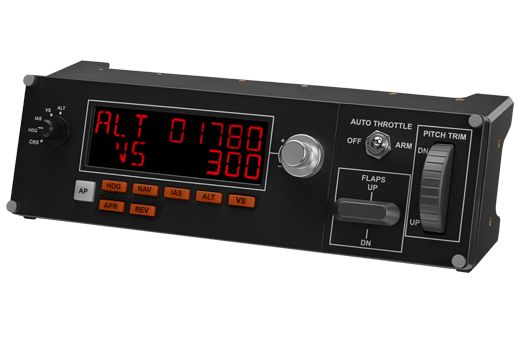 Logitech G Saitek Pro Flight Multi Panel Black