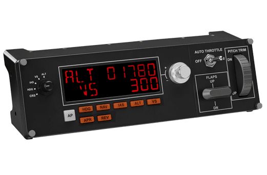 Logitech G Saitek Pro Flight Multi Panel Black