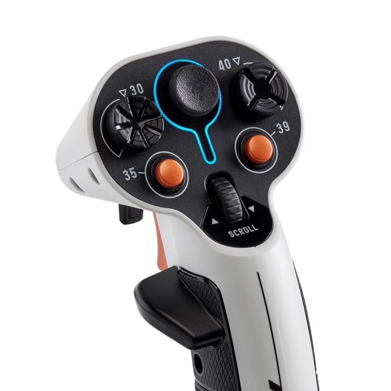 Thrustmaster Sol-R 1 HOSAS Space Sim Duo USB Joystick White