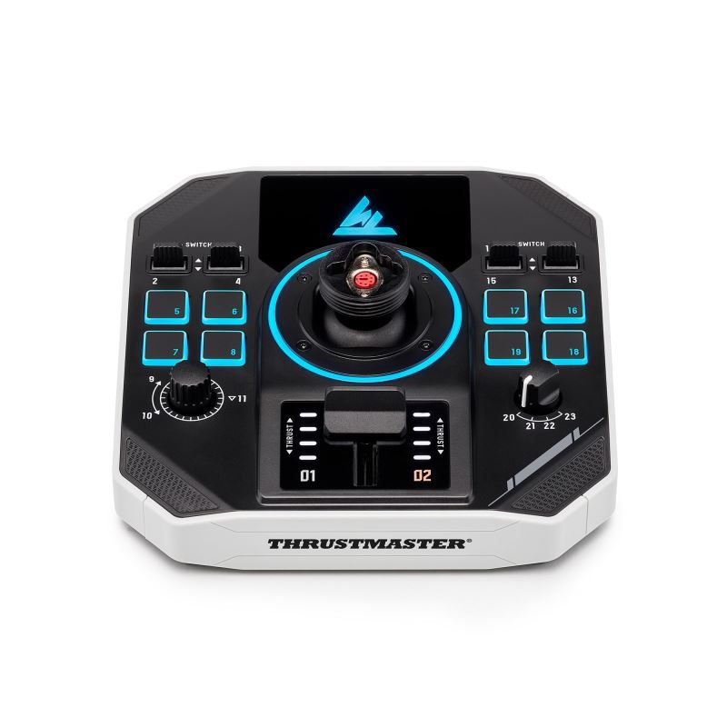 Thrustmaster Sol-R 1 HOSAS Space Sim Duo USB Joystick White