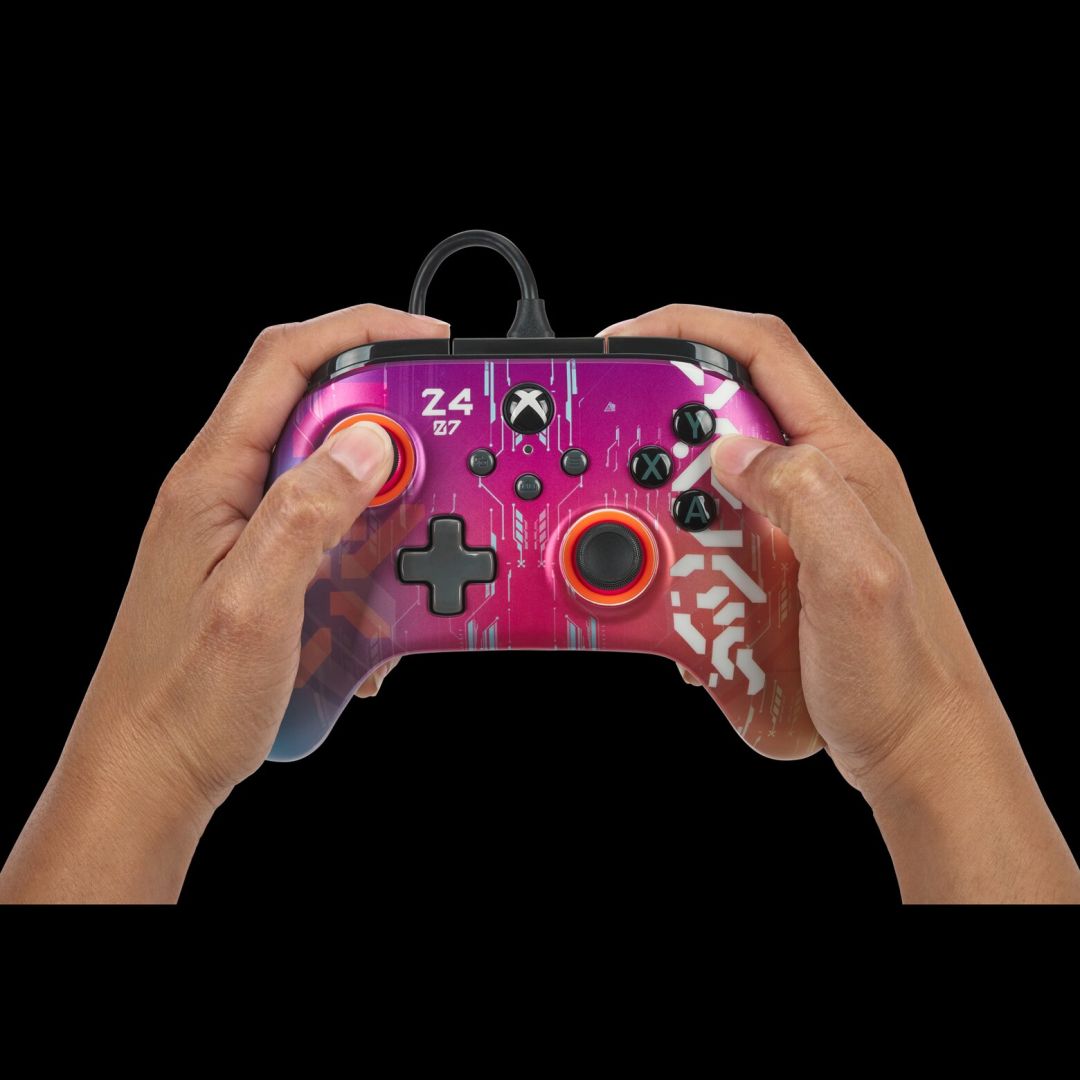 PowerA Advantage Wired Controller for Xbox Series X|S Purple Camo