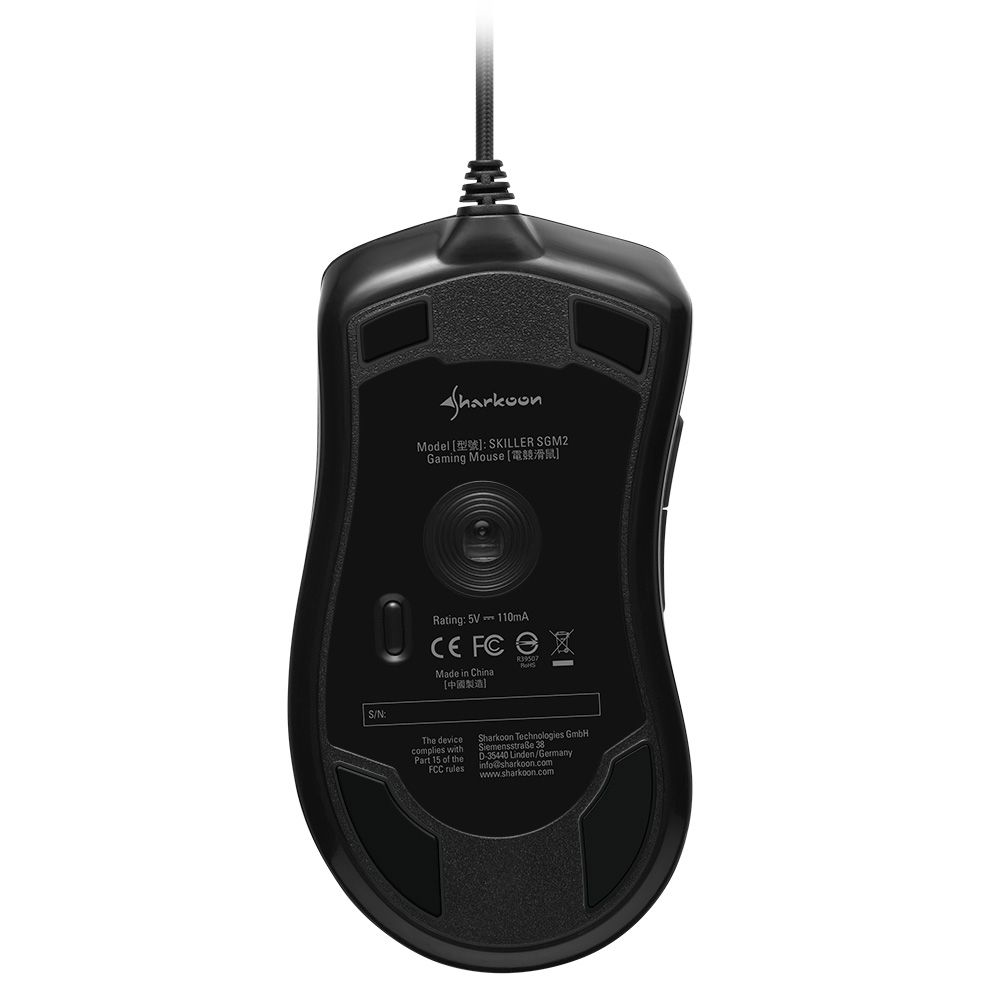 Sharkoon Skiller SGM2 RGB Gaming mouse Black