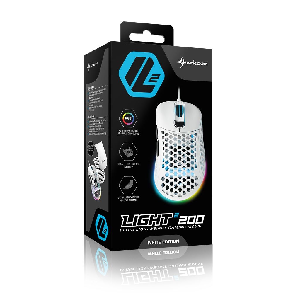 Sharkoon Light 200 Gaming mouse White