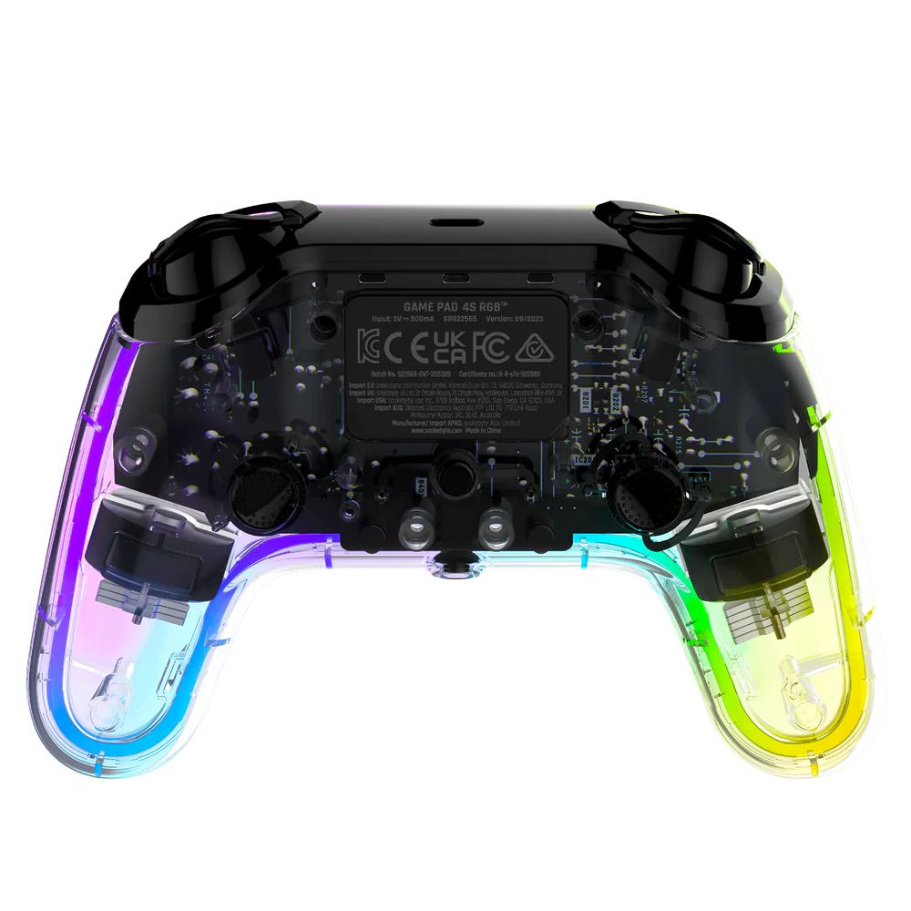 snakebyte RGB 4 Wireless Gamepad Transparent
