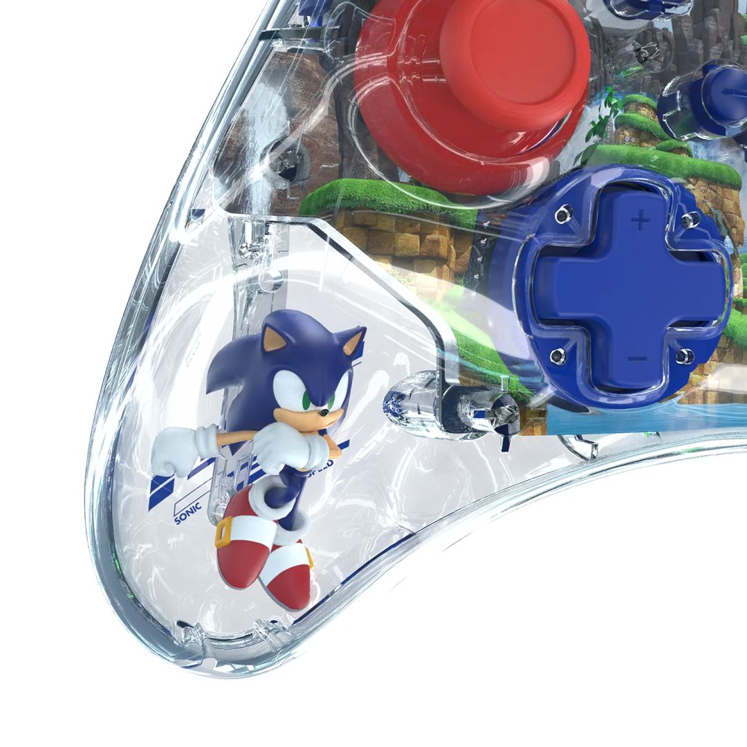 PDP Nintendo Switch REALMz Bluetooth Gamepad Sonic Green Hill Zone
