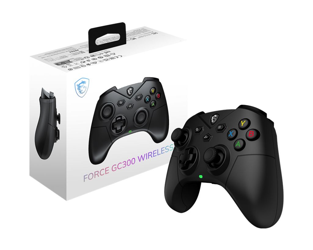Msi Force GC300 Wireless/Bluetooth Gamepad Black