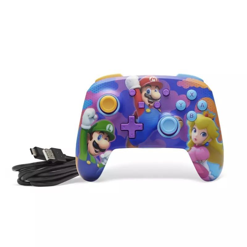PowerA Enhanced Wireless Controller for Nintendo Switch Color Splash Heroes