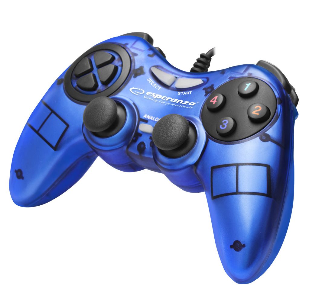 Esperanza Fighter USB Gamepad Blue