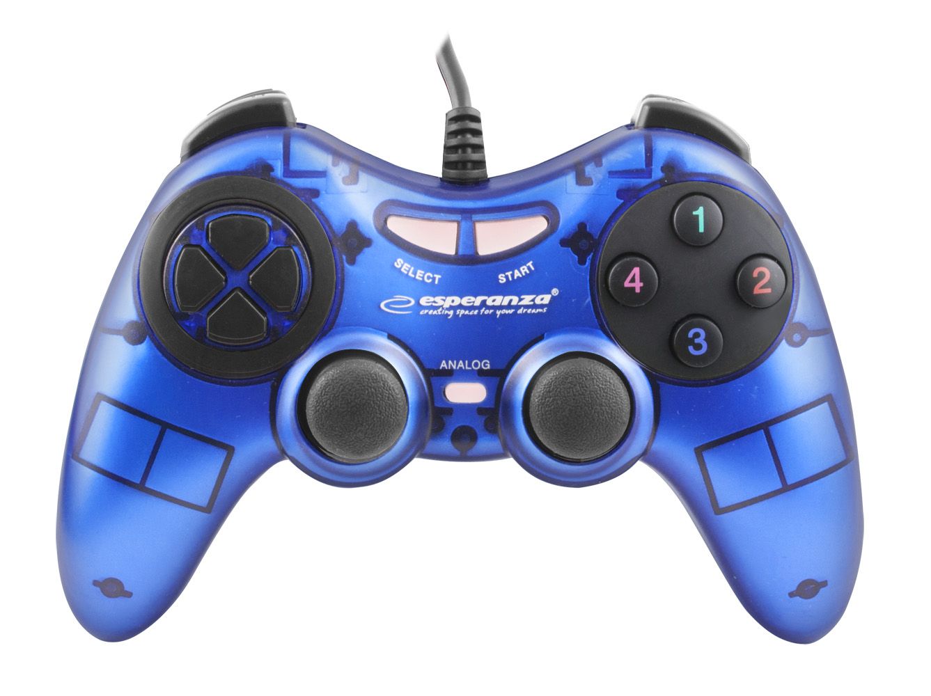 Esperanza Fighter USB Gamepad Blue