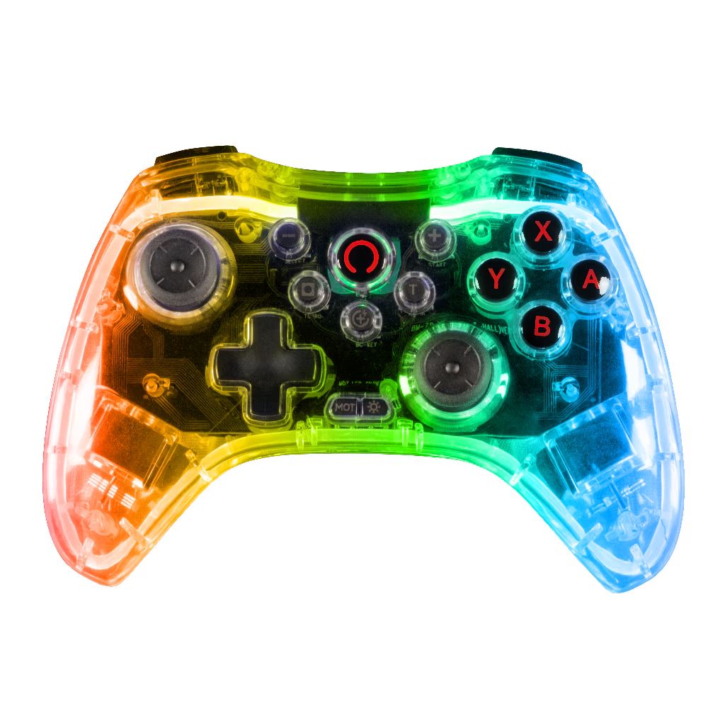 KONIX Crystal Wireless Gamepad Transparent