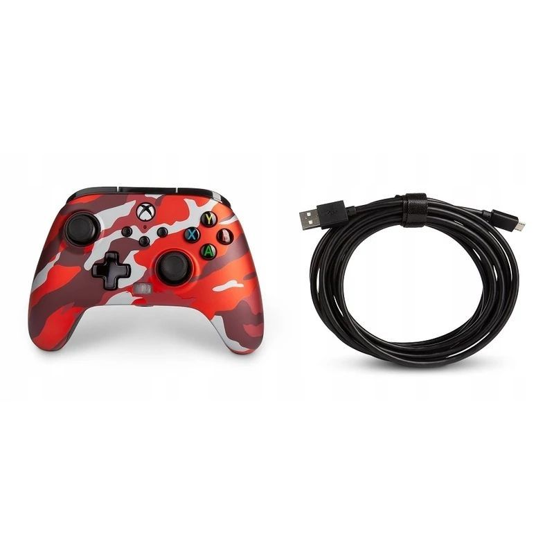 PowerA Enhanced Wired Controller for Xbox Series X|S Red Camo