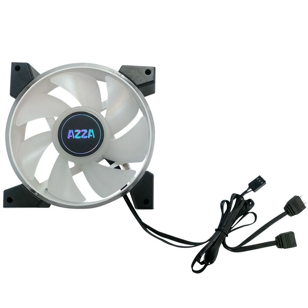 AZZA Hurricane II Digital RGB Fan 4x120mm + RF Remote control