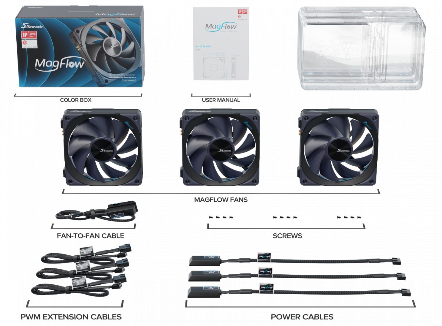 Seasonic MagFlow 120mm (3-Pack)