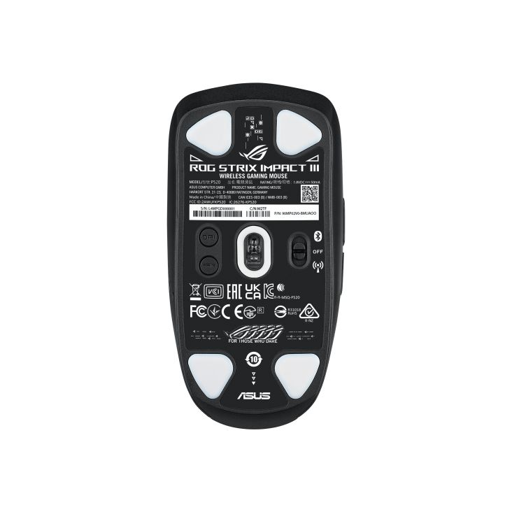 Asus ROG Strix Impact III Wireless Bluetooth Gaming Mouse Black