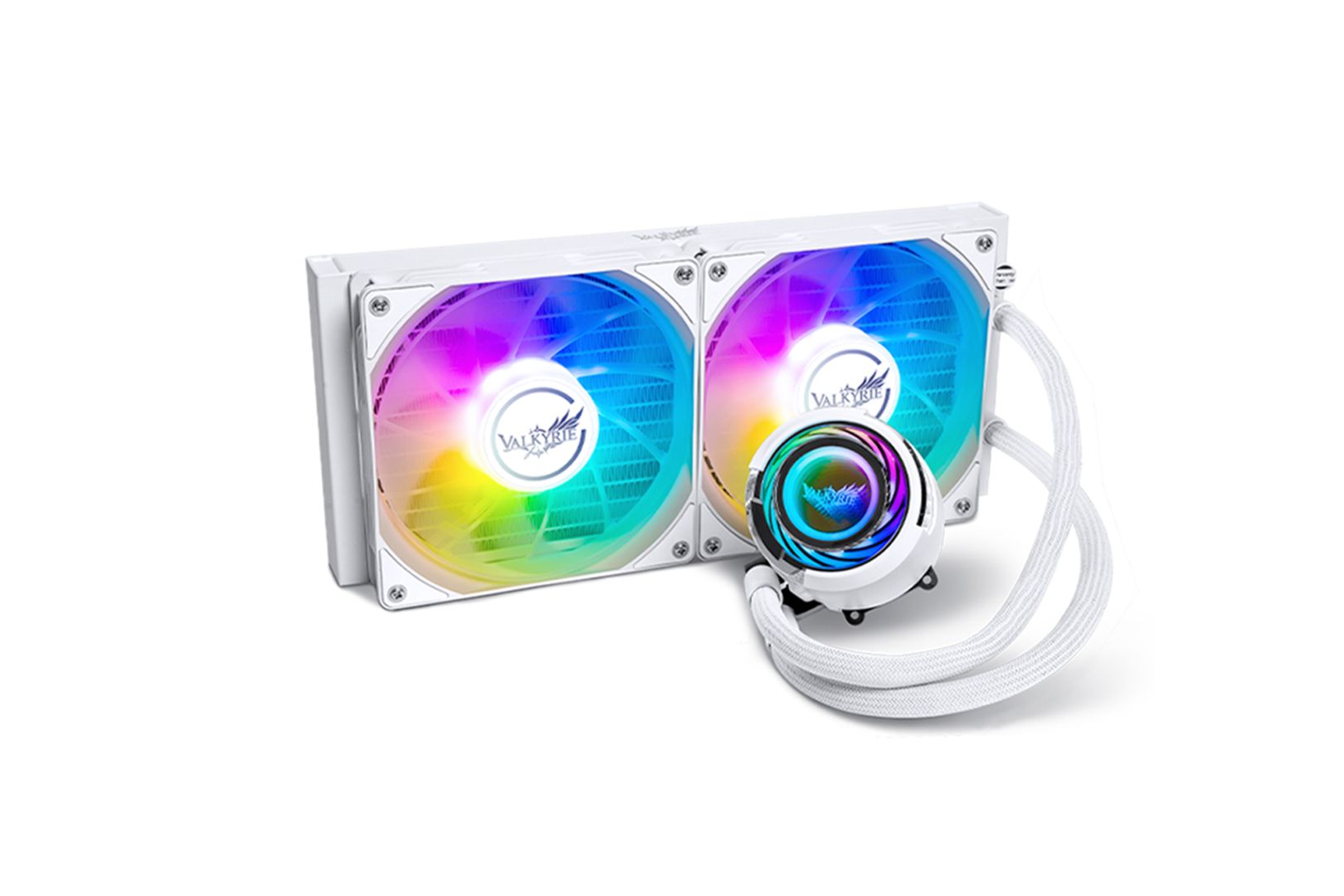 Valkyrie Jarn 280 ARGB AiO CPU Liquid Cooler White