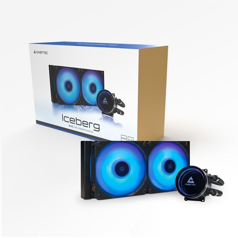 Chieftec Iceberg 240 RGB AiO CPU Cooler Black